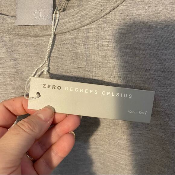 ZERO DEGREES CELSIUS Top Womens Size Small NWT Twofer high low shirt S - Picture 7 of 11